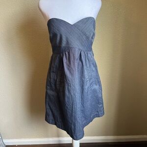 TIBI Y2K style strapless mini blue dress | 6